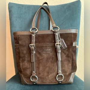 Coach Suede and Leather Purse
